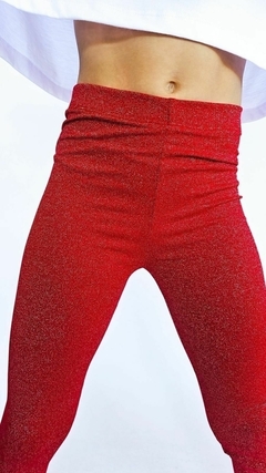 Legg Shine cherry talle 16