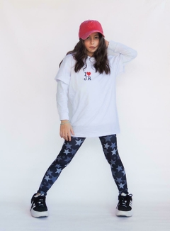 Legg star glitter talle 4