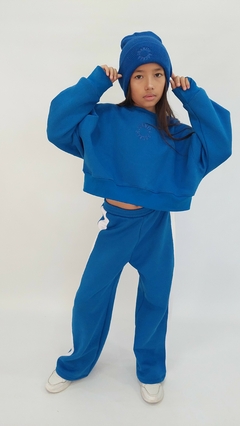 Buzo Baby Over frisa Azul Talle 6