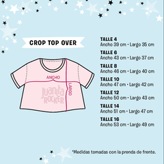 Croptop boston talle 14 - Juanita Rocker Mayoristas