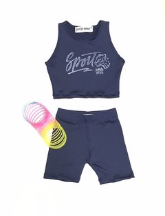 Conjunto Deportivo Sport Azul Marino talle 4