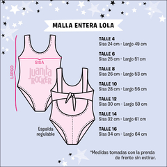 Entera Lola Vichy Roja TALLE 12 - tienda online