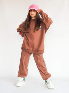 Jogger Rústico vintage choco talle 6