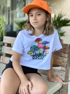 CropTop Fungi Blanca Talle 4 - comprar online