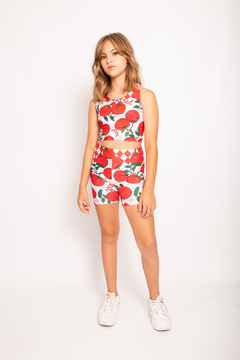 Conjunto top y biker tomate talle 14 en internet