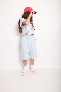 Bermuda Baggy celeste talle 14 - comprar online