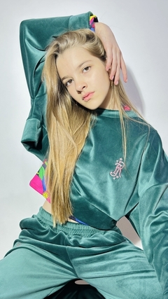 Baby Over plush verde talle 16