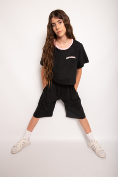 Bermuda baggy negra talle 10 - comprar online