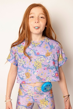 Remera Crop Juliana Violeta talle 4