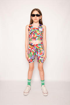 Conjunto top y biker Banderas talle 12 - comprar online