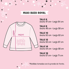 Maxi Buzo Royal Rosa talle 12 en internet