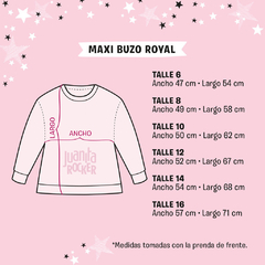 Maxi Buzo Royal Negro talle 10 en internet