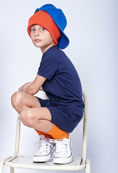 Remera Manga Corta Azul talle 4 - comprar online