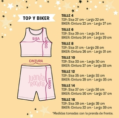 Conjunto top y biker new york talle 4 - Juanita Rocker Mayoristas