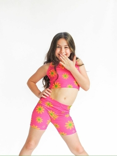 Conjunto top y bikers margarita talle 14 en internet