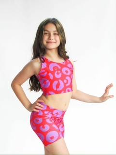 Conjunto top y bikers print color talle 14 - comprar online