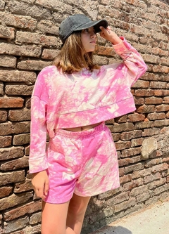 Buzo baby over batik rosa talle 8 - Juanita Rocker Mayoristas