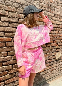 Short batik rosa talle 12
