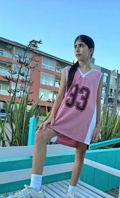Remeron vestido 93 rosa talle L