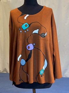 Remera océano, mujer, manga larga. - comprar online