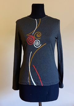 Remera topo, manga larga. - comprar online