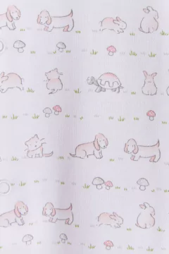 MANTA IN THE WOODS ROSA BABYCOTTONS - comprar online