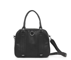 CARTERA MATERNAL MIA FLOWERS NEGRA GLOBBA - Clementina