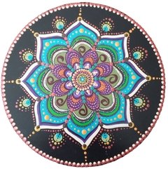 Mandala 30 cm * FLOR NEGRA*