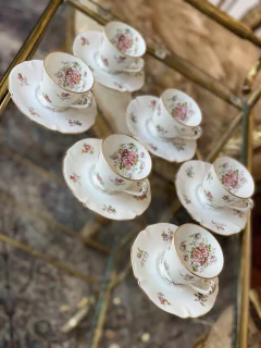 Serviço de cafezinho em porcelana francesa Limoges - comprar online