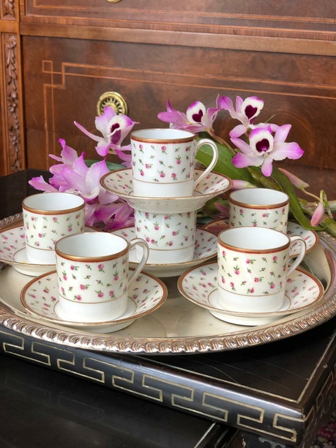 Conjunto de xícaras cafezinho Limoges