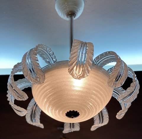 Lustre em Murano italiano, década de 50