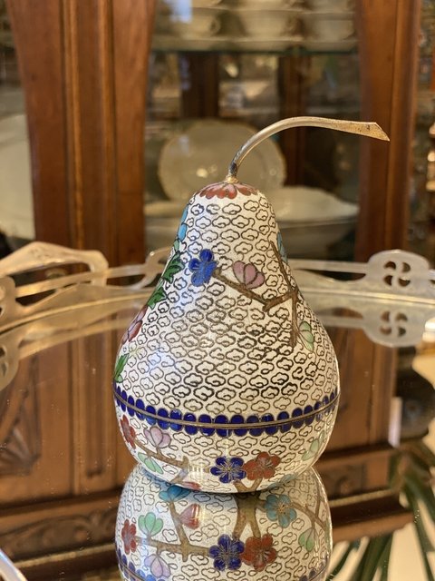 Potiche em cloisonné “Pêra”