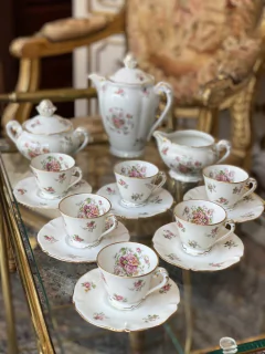 Serviço de cafezinho em porcelana francesa Limoges - comprar online