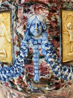 Vaso em faiança alemã - Art Rarus Antiquário
