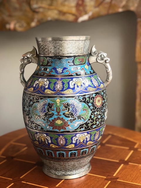 Ânfora em cloisonné