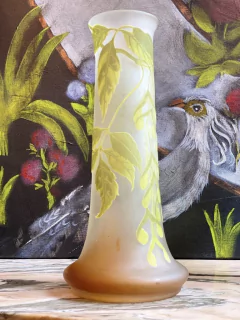 Vaso Art Nouveau francês Émile Gallé na internet