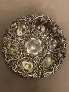 Centro de mesa em prata de lei Águia - comprar online