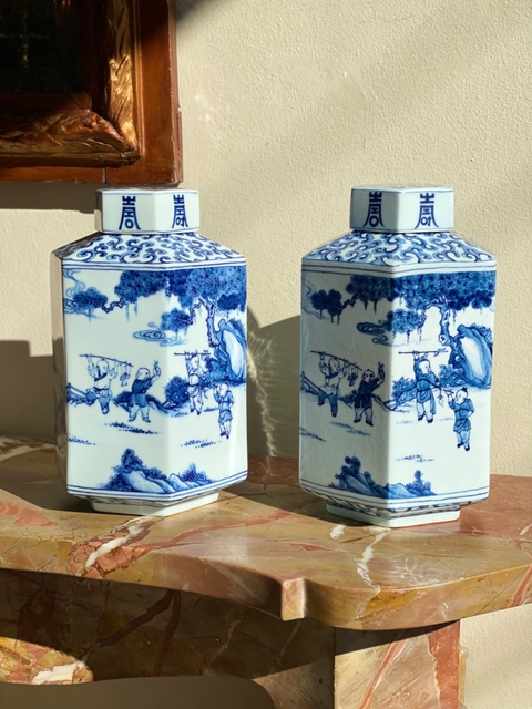 Par de potiches chineses