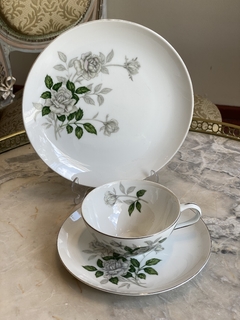 Trio de chá porcelana japonesa - Art Rarus Antiquário