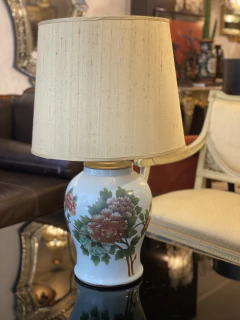 Abajur em porcelana oriental - Art Rarus Antiquário