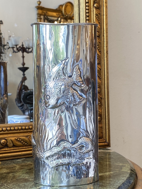 Vaso em prata de lei