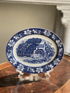 Travessa em porcelana inglesa - Art Rarus Antiquário