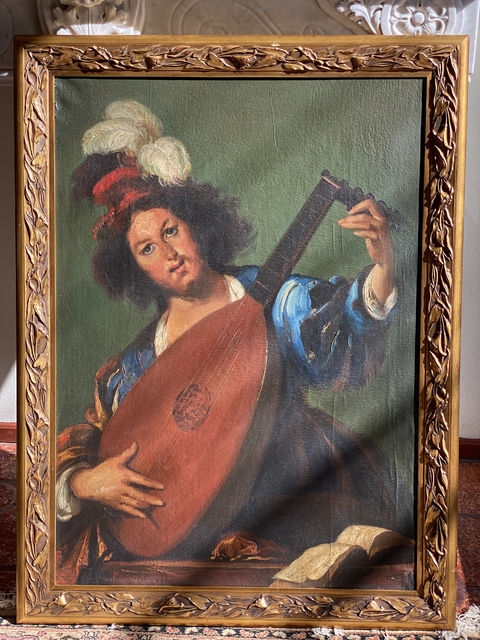 Quadro OST “Tocador da alaúde”
