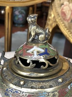 Incensário chinês em cloisonné - loja online