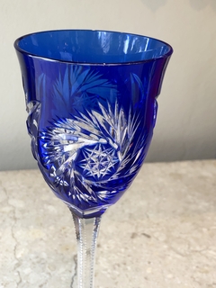 Taça Baccarat azul - comprar online