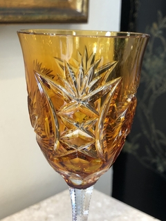 Taça Baccarat âmbar - loja online