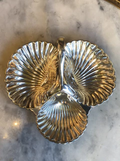 Petisqueira 3 conchas Mappin&Webb Ltd. - Art Rarus Antiquário