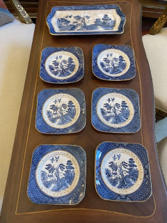 Conjunto em porcelana japonesa decoração “willow”