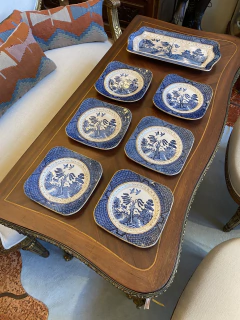 Conjunto em porcelana japonesa decoração “willow” - comprar online