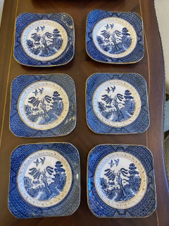 Conjunto em porcelana japonesa decoração “willow” na internet